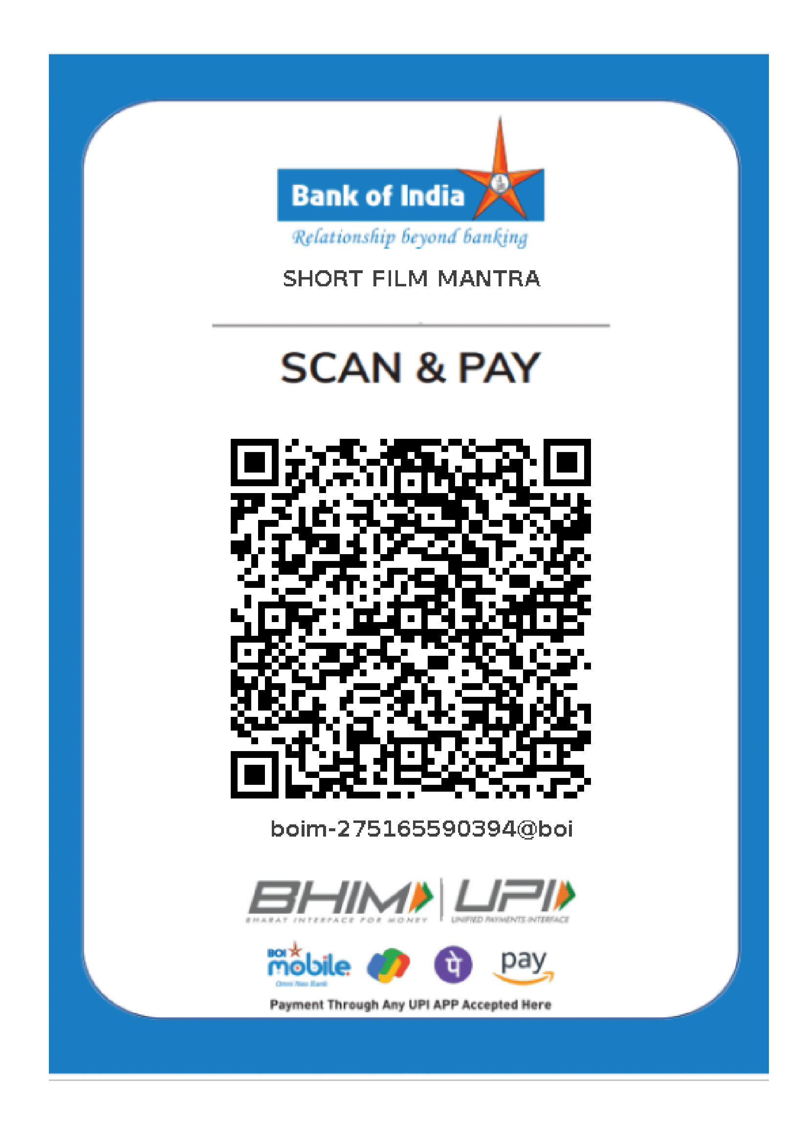 Vibrant India Talent Show QR Code